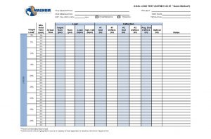 Axial Load Test Data Sheet