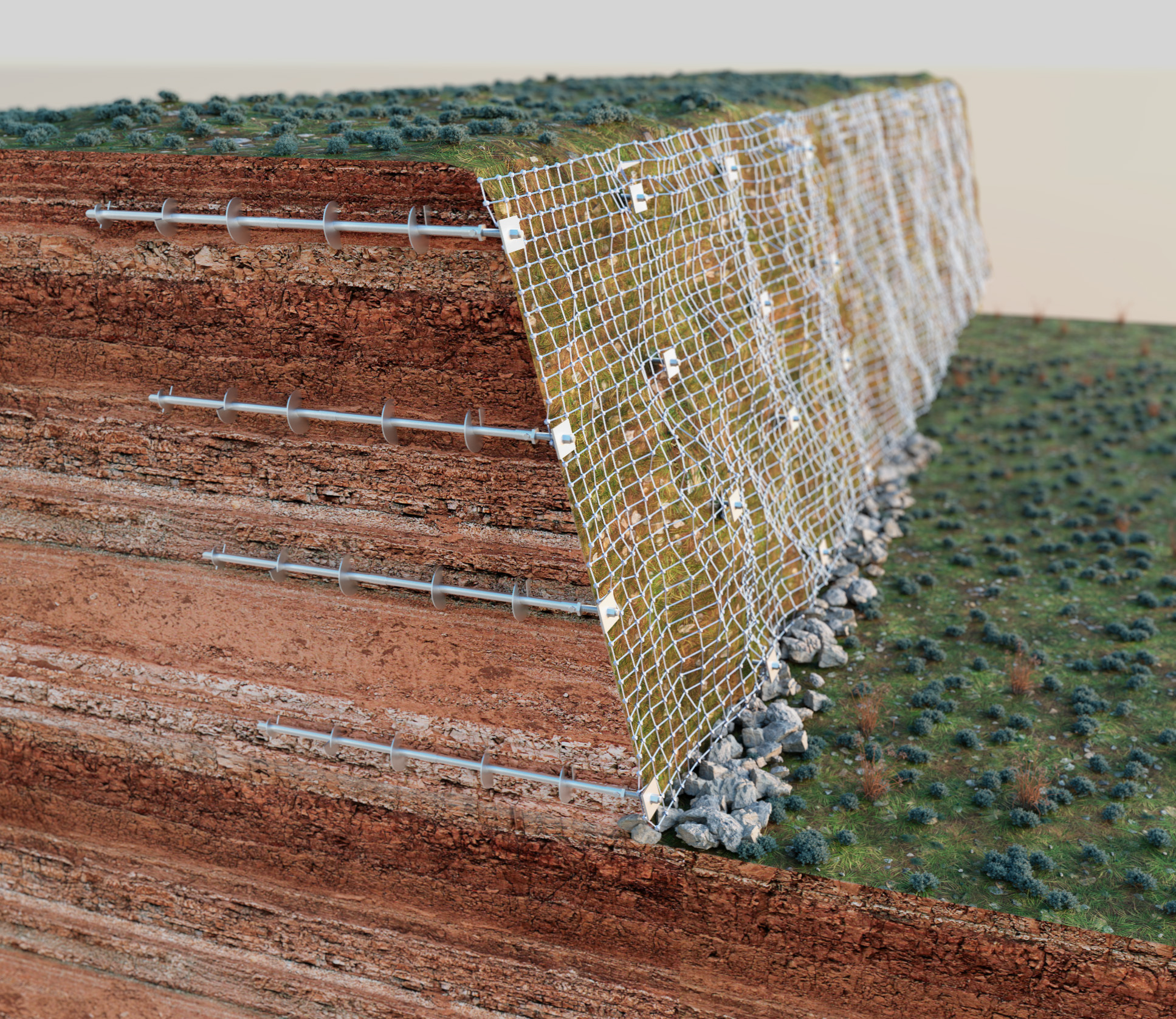 Parametric Assessment of Soil Nailing on the Stability of Slopes Using  Numerical Approach