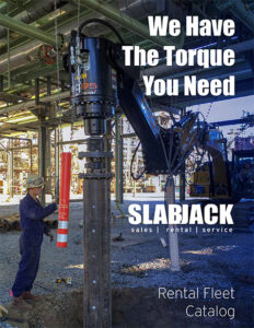Slabjack torque motors rental fleet catalog - Magnum Piering